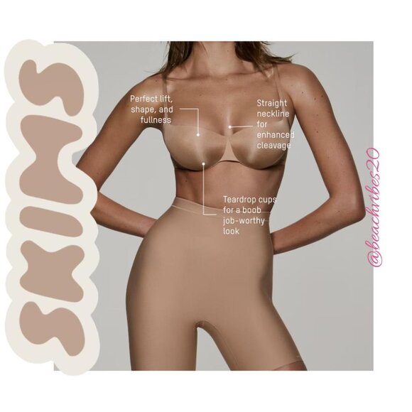 SKIMS Ultimate Push-Up Balconette Bra Clay 36C NWT - Picture 8 of 10